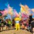 Animation colorée pour toute la famille en camping