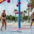Jeux aquatiques dans un camping familial