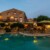 Hôtel de charme avec piscine éclairée la nuit