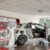 Voiture électrique en exposition dans une concession Fiat à Béziers.