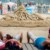 Sculpture de sable lors de l'événement Mondial du Vent à Leucate